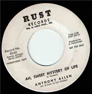 Anthony Allen  - Ah, Sweet Mystery Of Life / Take A Walk In The Sun
