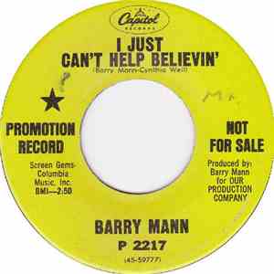 Barry Mann - I Just Can't Help Believin'