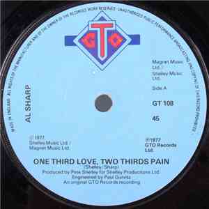 Al Sharp - One Third Love, Two Thirds Pain