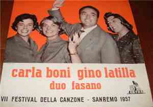 Carla Boni / Duo Fasano e Gino Latilla - VII Festival Della Canzone - Sanremo 1957
