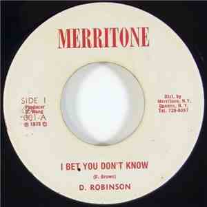 D. Robinson - I Bet You Don't Know
