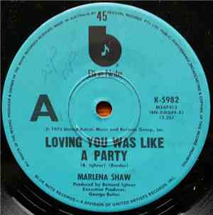 Marlena Shaw - Loving You Was Like A Party / You