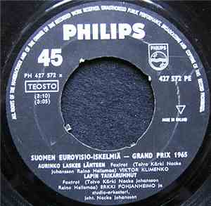 Various - Suomen Eurovisio-Iskelmiä – Grand Prix 1965