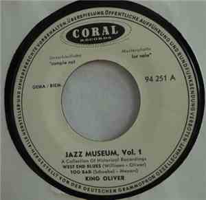 King Oliver's Jazz Band - Jazz Museum 1 (A Collection Of Historical Recordings)