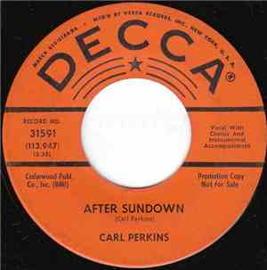Carl Perkins - After Sundown