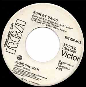 Robert David - Sunshine Man / Easier