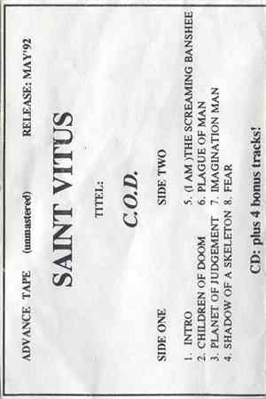 Saint Vitus - C.O.D.