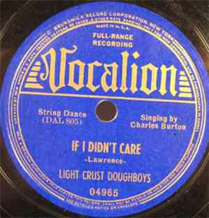 The Light Crust Doughboys - Mary Lou / If I Didn't Care