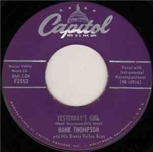 Hank Thompson And His Brazos Valley Boys - Yesterday's Girl / John Henry
