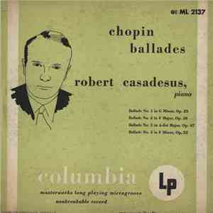 Chopin : Robert Casadesus - Chopin Ballades