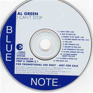 Al Green - I Can't Stop
