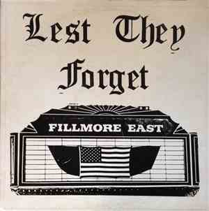 Bill Graham  - Lest They Forget Fillmore East