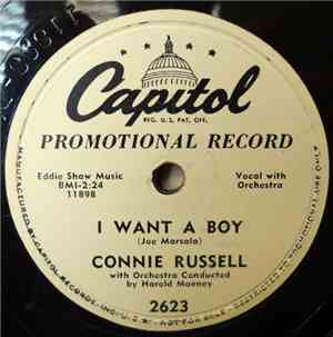 Connie Russell - I Want A Boy / My Kinda Love