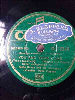 Gene Krupa And His Orchestra - Moonlight Serenade / You And Your Love