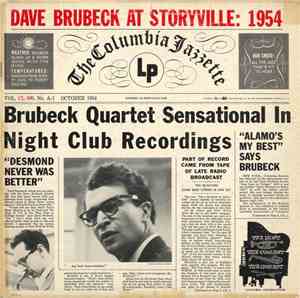 The Dave Brubeck Quartet - Dave Brubeck At Storyville:  1954