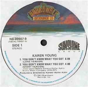 Karen Young - You Don't Know What You Got