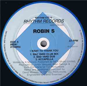 Robin S. - I Want To Thank You