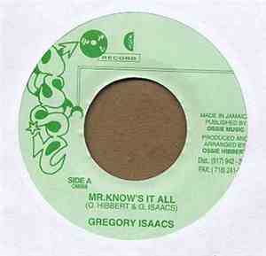 Gregory Isaacs - Mr. Know's It All