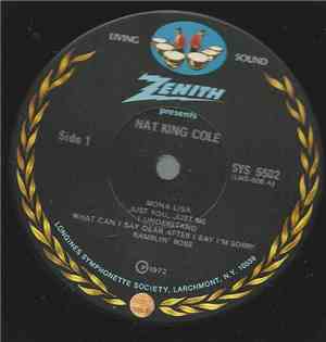 Nat King Cole And Nelson Riddle - Zenith Presents Nat King Cole And Nelson Riddle