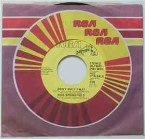 Rick Springfield - Don't Walk Away
