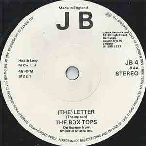 The Box Tops - (The) Letter / Cry Like A Baby