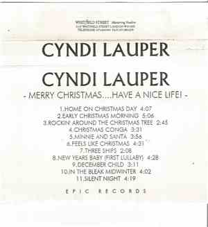 Cyndi Lauper - Merry Christmas...Have A Nice Life
