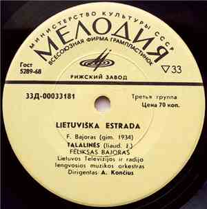 Feliksas Bajoras - Talalinės