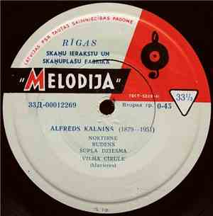Alfrēds Kalniņš - Vilma Cīrule - Noktirne
