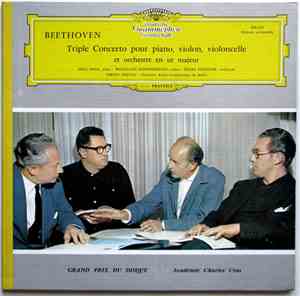 Ludwig van Beethoven, Géza Anda ‧ Wolfgang Schneiderhan ‧ Pierre Fournier, Radio-Symphonie-Orchester Berlin Orchestre Radio-Symphonique De Berlin Ferenc Fricsay - Triple Concerto Pour Piano, Violon, Violoncelle Et Orchestre En Ut Majeur