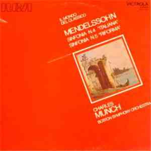 Mendelssohn, Charles Munch - Sinfonia N.4 