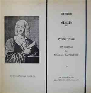 Antonio Vivaldi - Six Sonatas For Cello And Harpsichord [RV 47, 41, 43, 45, 40, 46]