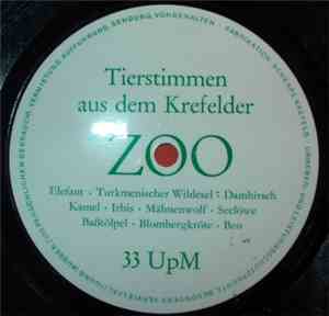 Various - Tierstimmen Aus Dem Krefelder Zoo