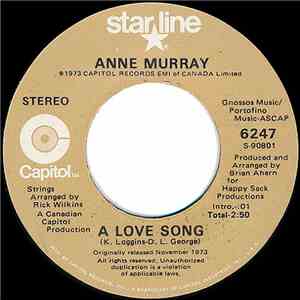 Anne Murray - A Love Song / You Won't See Me