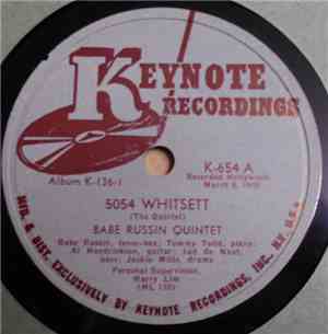Babe Russin Quintet / Corky Corcoran And His Orchestra - 5054 Whitsett / You Know It
