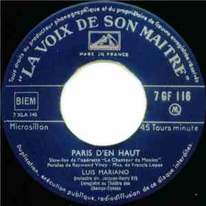 Luis Mariano - Paris D'en Haut / Mexico