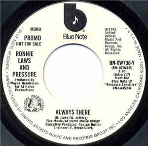 Ronnie Laws And Pressure  - Always There