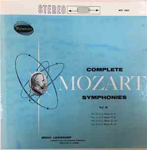 Mozart / Erich Leinsdorf Conducts The Philharmonic Symphony Orchestra Of London - Complete Symphonies Vol. III