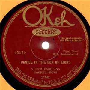 North Carolina Cooper Boys - Daniel In The Den Of Lions / Red Rose Of Texas
