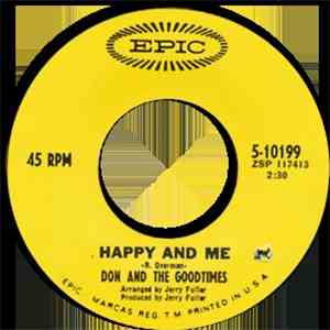 Don And The Goodtimes - Happy And Me / If You Love Her, Cherish Her And Such