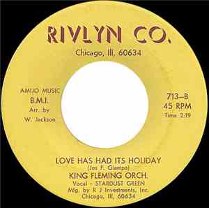 King Fleming Orch. - Love Has Had Its Holiday / Did You