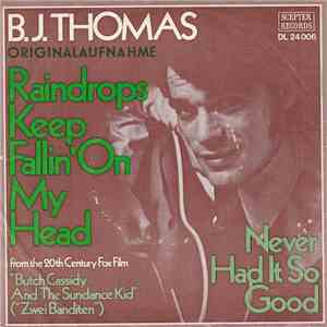 B.J. Thomas -  Raindrops Keep Fallin' On My Head