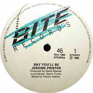 Jerome Prister - Say You'll Be