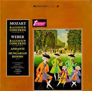 Mozart, Weber ; G. Zukerman, Jörg Faerber, Württemberg Chamber Orchestra - Bassoon Concertos