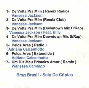 Various - BMG Brasil - Sala De Cópias
