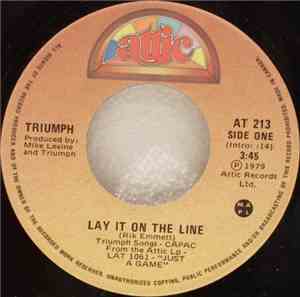 Triumph  - Lay It On The Line