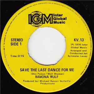 Ramona Wulf - Save The Last Dance For Me / Baby, It's The Rain