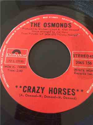 The Osmonds - Crazy Horses