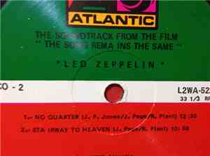 Led Zeppelin - The Song Remains The Same