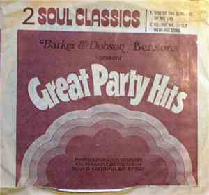 Philly Joe & The Motown Singers - Great Party Hits - 2 Soul Classics