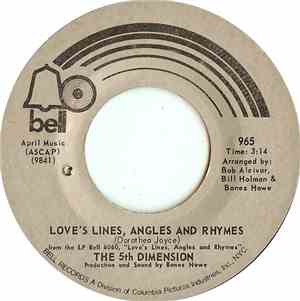 The 5th Dimension - Love's Lines, Angles And Rhymes / The Singer